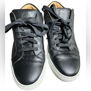 Greats Black Leather Sneakers